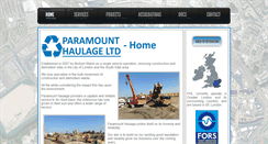 Desktop Screenshot of paramounthaulage.com
